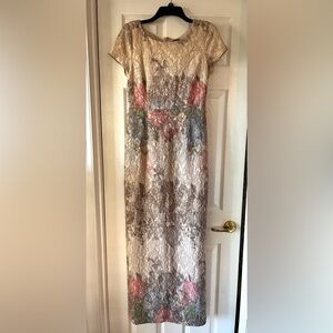 Brand new, never worn Adrianna Papell floor length dress